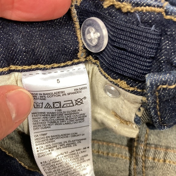 Old navy straight built in flex boys size 5 - Picture 8 of 9